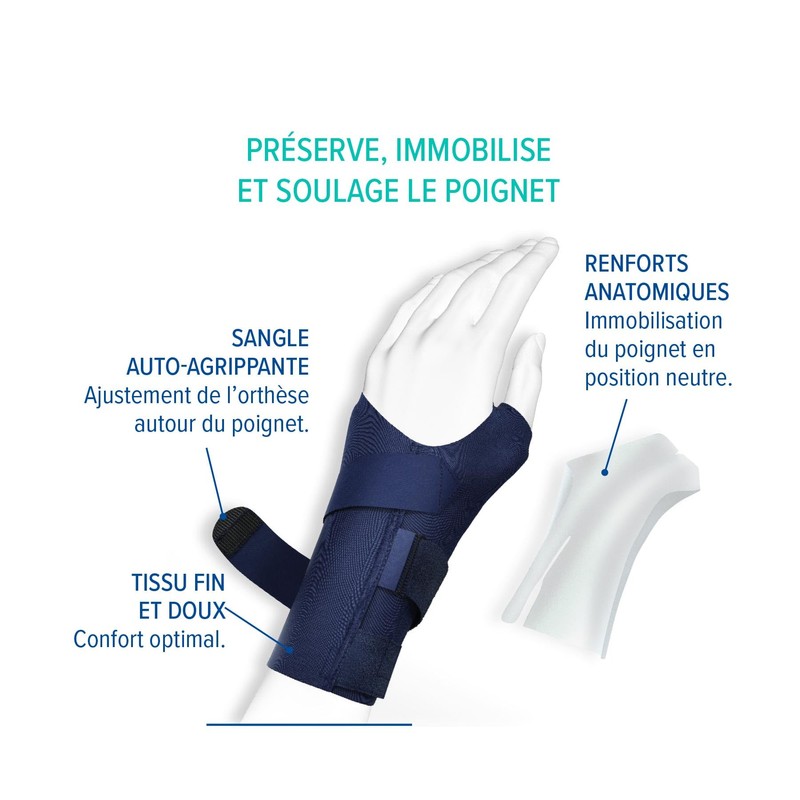 Epitact Carpal Tunnel Orthosis - Carp'IMMO - Left Hand -