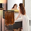 GENMOUS Black Braiding Hair Rack - 150 Pegs, Tri-Sided Braid