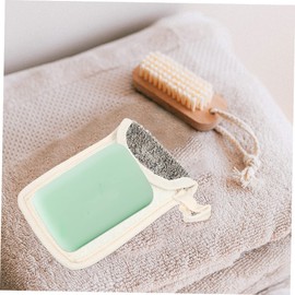 WOONEKY 5pcs Foaming Soap Saver Pouches Black Linen Cleansing Nets for Gentle Exfoliation Portable Lightweight Design for Easy Travel Quick Drying