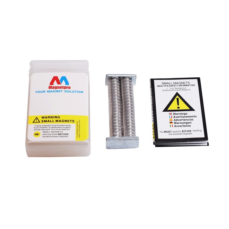 Magnetpro Pack of 40 Disc Magnets 10 x 3 mm