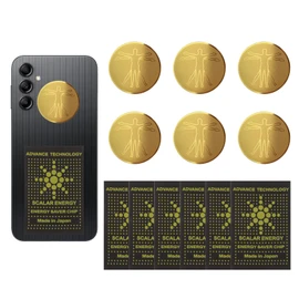 Eowppue 12pcs Radiation Protection Phone Stickers - EMF Blocker for Cell Phone - EMF Shield B
