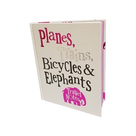 Bright Side Planes Trains Bicycles & Elephants Travel Notes Journal Planner Notebook