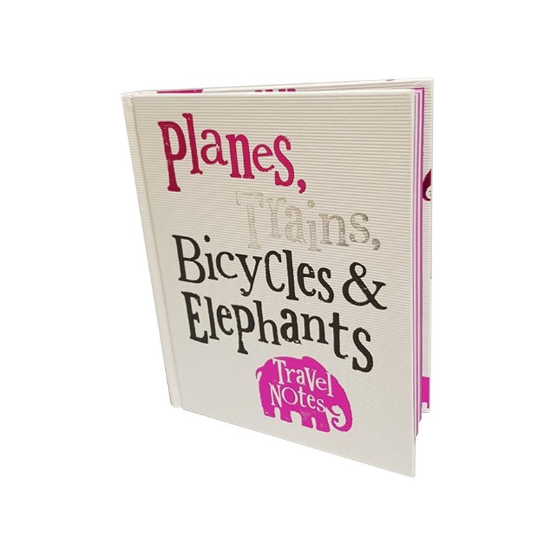 Bright Side Planes Trains Bicycles & Elephants Travel Notes Journal