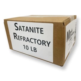 Mr Volcano Refractory Satanite 10 Pounds for Ceramic Blanket Lining 3200 Degree Mortar