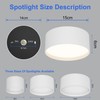 Klighten LED 24 W surface-mounted spotlight, round ceiling spotlights, surface-mounted