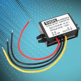 Converter DC-DC 12V/24V/36V/48V DC 5V, DC 5V Downward to 5V 3A Converter Down Power Supply Module for 5V Electrical Appliances, Vehicle LED Screens,