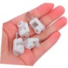 Zerodeko 20pcs Curtain Accessories Curtain Track Gliders Track Rollers Hanging
