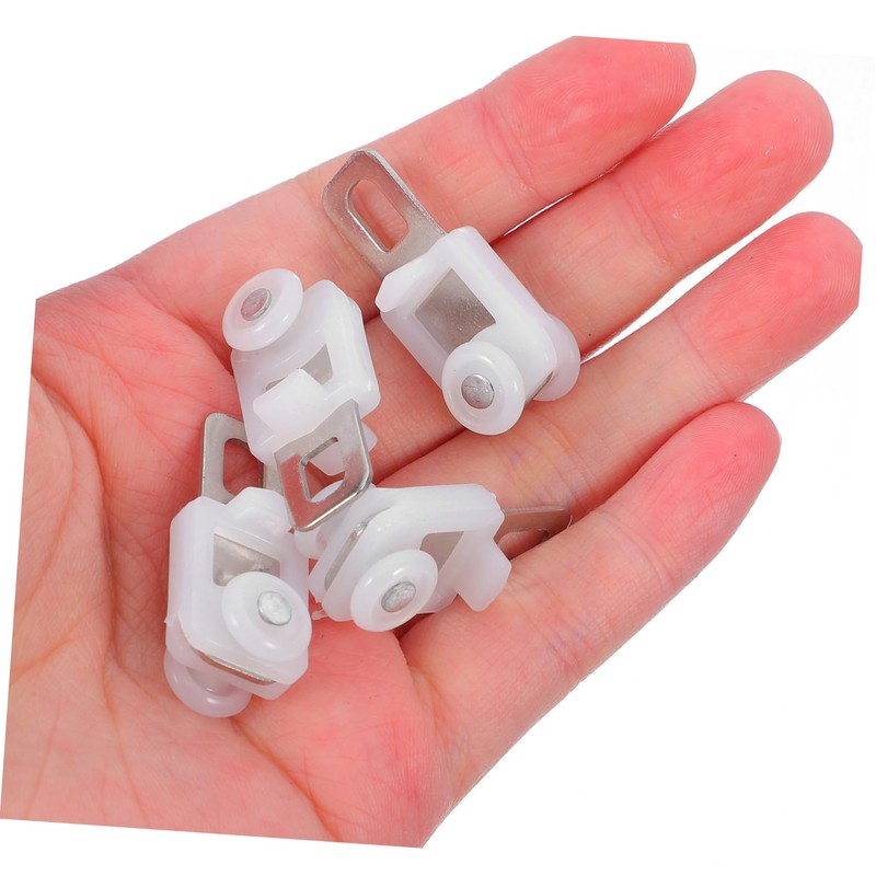 Zerodeko 20pcs Curtain Accessories Curtain Track Gliders Track Rollers Hanging