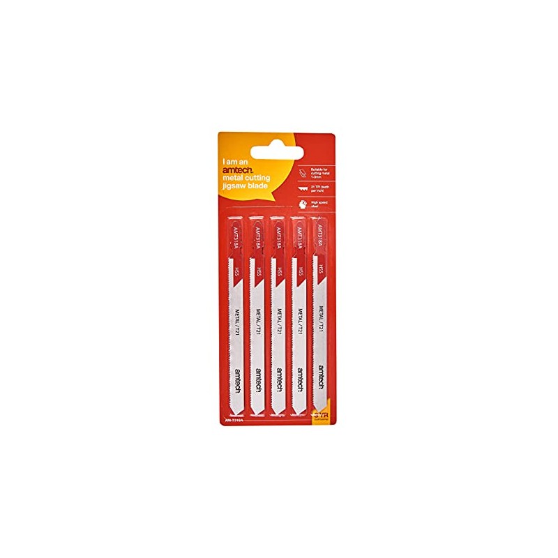 Amtech M1613 5 Piece Metal Jigsaw Blade Set (AMT318A)