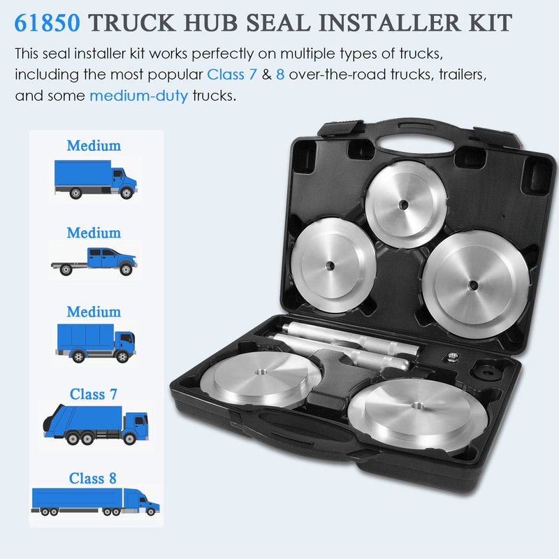 Yoursme 61850 Truck Hub Seal Installer Kit Compatible with Size