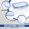 EASYLOCK 6 Pack 180ML Small Food Containers with Lids Airtight