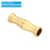 PATIKIL 15.5x54mm Solid Brass Lamp Neck, 2 Pack Threaded Turned