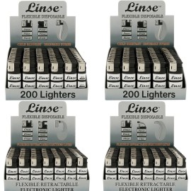 Elite 200 Disposable lighters - Bulk Wholesale Lighter Lot -  Adjustable Butane