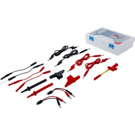 BGS 74511 Measuring Cable and Probe Accessory Assortment for Multimeter 15 Pieces