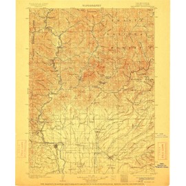 YellowMaps Redding CA topo map, 1:125000 Scale, 30 X 30 Minute, Historical, 1901, Updated 1913, 19.7 x 16.6 in - Tyvek