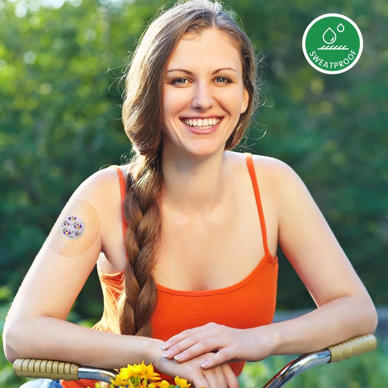 Colarr 80 Pcs Sensor Covers Compatible with Libre 2 Stickers