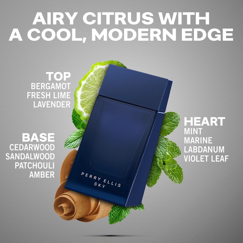 Perry Ellis Sky Eau De Toilette Spray for Men -