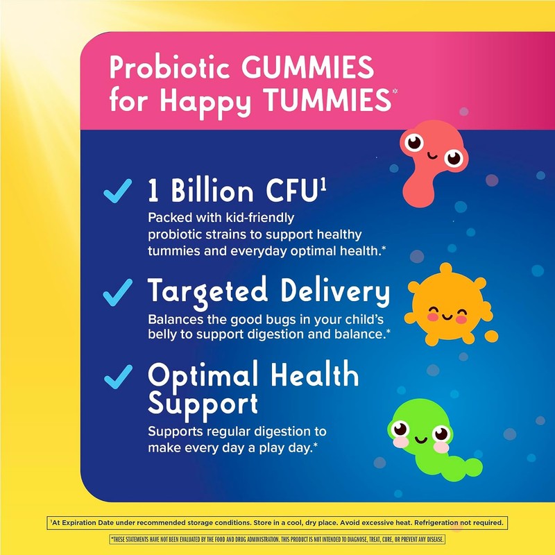 Renewlife Ultimate Flora Kids Gomitas Probióticas 30 Gomitas Sabor Frambuesa