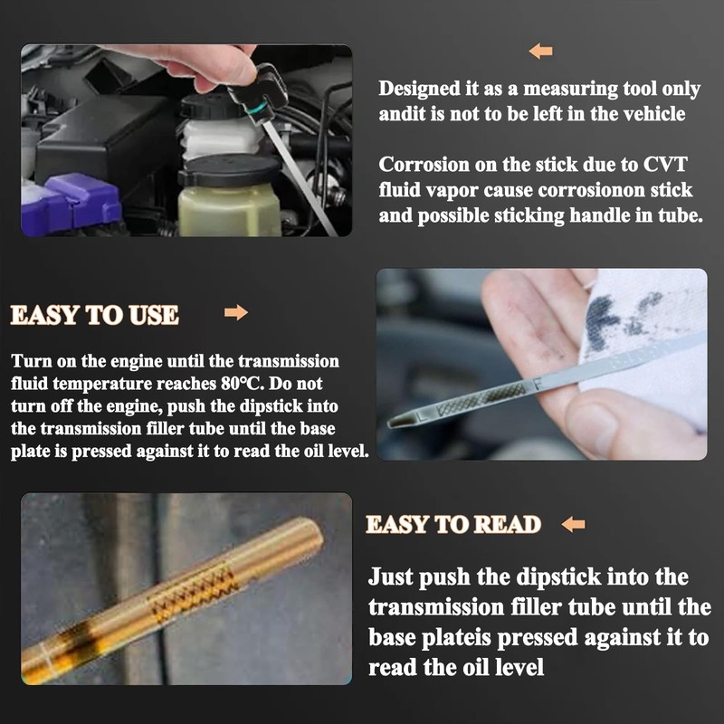 CVT Transmission Oil Level Dipstick Indicator Gauge Compatible for Nissan