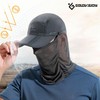 Genuine GOLOV.EJOY Detachable Face Cover Outdoor Cap & Sun Visor Set Cap Sun Visor (Pink) 2ea