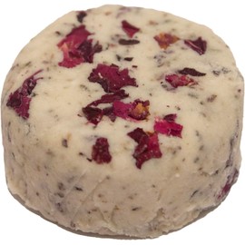 Shampoo sólido en barra extra hidratante con Rosas, Aceite de Argán, Jojoba y Vitamina E, 70g.