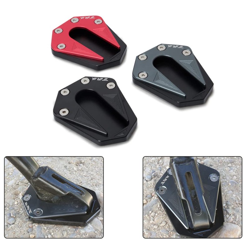 Kickstand Plate Pad Motorcycle Accessories Foot Side Stand Enlarger Exion
