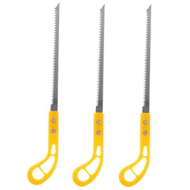 WOONEKY 3pcs Mini Wall Panel Saw Hand Saw for Woodworking Portable Camping Fine Japanese