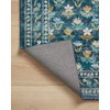 Loloi Rifle Paper Co. x Courtyard Emerald 2'-6" x 9'-6"