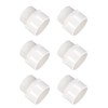 sourcing map 6 Pcs Union PVC Pipe Fitting 1.5" Male