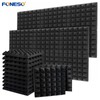 12/24/48pcs 2&quot; Thickening Acoustic Wall Panel Tiles Studio Music Sound