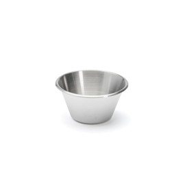 De Buyer Professional - Flat bottom pastry bowl, round opened edge, Diamètre 16 cm