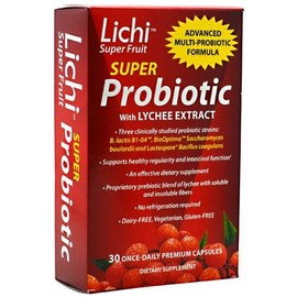 Lichi Super Fruit Lactospore Probiotic, 30 Count ( Multi-Pack)
