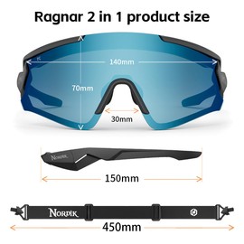 Nordik Ragnar 2 in 1Goggle + Sunglass
