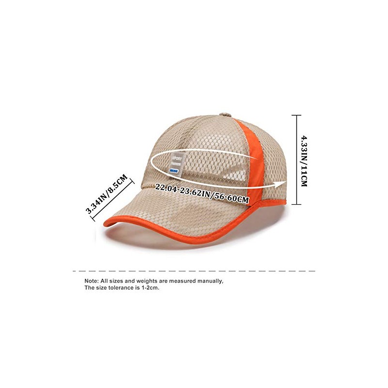 AIEOE Full Mesh Baseball Cap Men's Summer Lightweight Quick-Drying Baseball