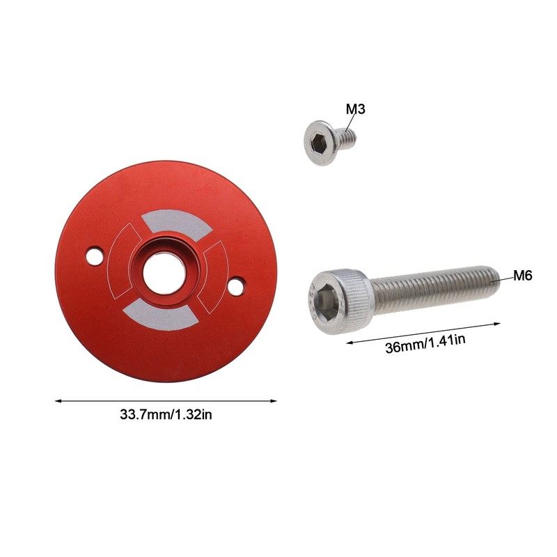 VGOL Bicycle Stem Top Cap Computer Mount Holder Kit 2