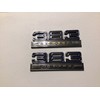 383 Stroker Emblems Blue Chrome Pair 4 inches X 1