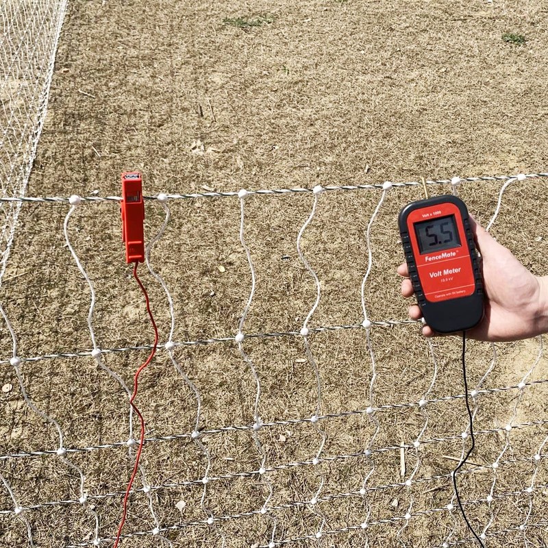 FenceMate Digital Voltage Meter for Electric Fence, Range up to