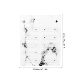 Beaupretty - Soporte de exhibición de arte de uñas, diseño de mármol, diseño magnético, para decoración de uñas, diseño de tarjetas de color, acrílico con punta falsa, accesorio de arte de uñas