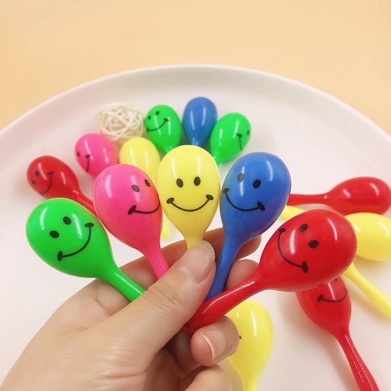 Parakeet Maracas Set of 8 Toy Birds Small Bird Supplies