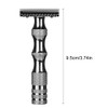 Classic Men Anti skid Metal Handle Dual Blade Shaver Vintage