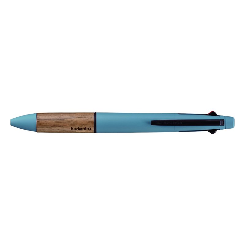 Mitsubishi Pencil Multi-Function Pen Jetstream Karimoku 4&1 0.5 Steel Blue