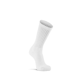 Fox River Wick Dry Crew Sock, Everyday Sock, Easy Care, Moisture Wicking, Ideal for Walking and All Day Use, White, Medium