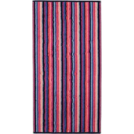 Cawö Home Hand Towel Lights Stripes 961 Coral 21 Bath Towel 70 x 140 cm