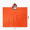 Lomo Orange Reflective Emergency Poncho