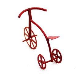 Gutshof miniaturen Miniature Bicycle Mini Garden Decoration Dollhouse Tricycle 1:12 Dollhouse Garden