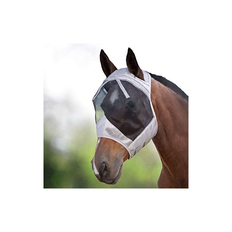 Harrison Howard CareMaster Maschera anti-mosche per cavallo UV protezione (M;