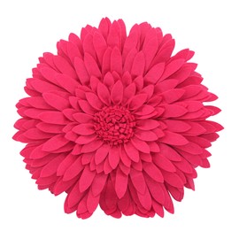 Flower Decorative Pillow - 3D Daisy Flower Pillow, Sunflower Throw Pillow -14.5 x 13 inch Round Decor Pillow - Flower Home Decorations, Couch & Bed Flower-Shaped Pillow, gift for her