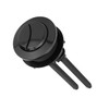 Lexziuo 1PCS Black Round Dual Flush Button - 38mm/48mm/58mm Universal