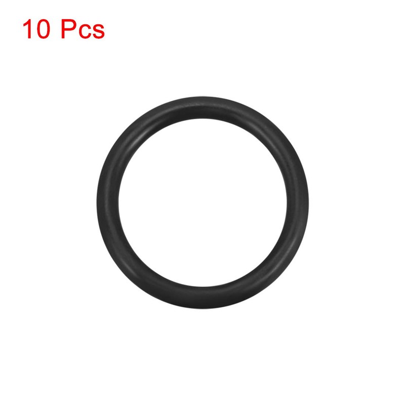 sourcing map Nitrile Rubber O-Rings 21mm OD 16.2mm ID 2.4mm
