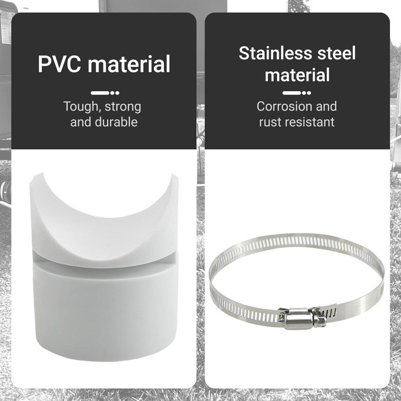 RULLINE Pipe Stands Compatible with RV and Camper Sewer Waste